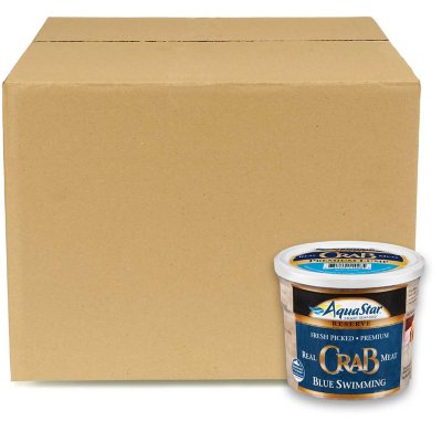 Aqua Star Reserve Premium Lump Crab Meat, Bulk Wholesale Case (16 oz