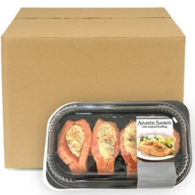 Atlantic Salmon & Seafood Stuffing, Case (priced per pound)