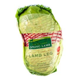 New Zealand Boneless Leg of Lamb Halal Certified, priced per pound