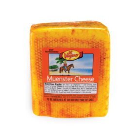 El Viajero Muenster Cheese, priced per pound