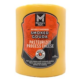 Member's Mark Naturally Hardwood Smoked Gouda Pasteurized Process Cheese, priced per pound