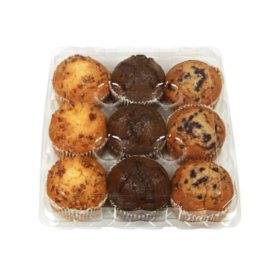 Member's Mark Variety Pack Muffins, Three Flavors (9 ct.)