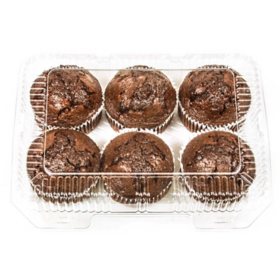 Member's Mark Double Chocolate Muffins, 6 ct.