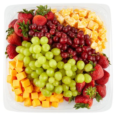 fruit and cheese platter