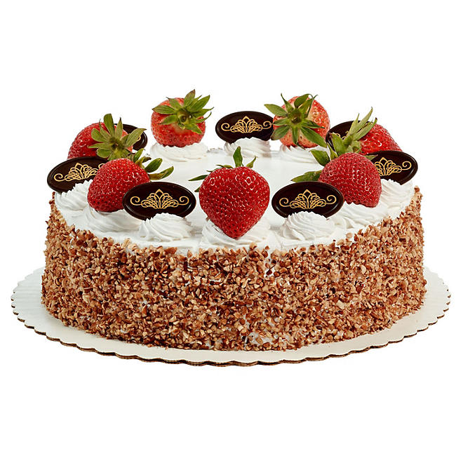 Member's Mark 10" Tres Leches Style Cake with Fresh Strawberries 