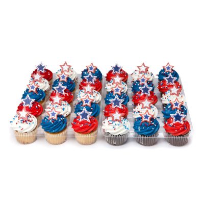 Member S Mark 4th Of July Cupcakes 30 Ct Sam S Club