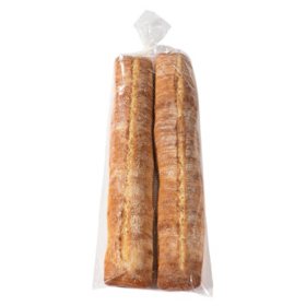 Member's Mark Freshly Baked Grande Ciabatta Baguette, 2 ct.