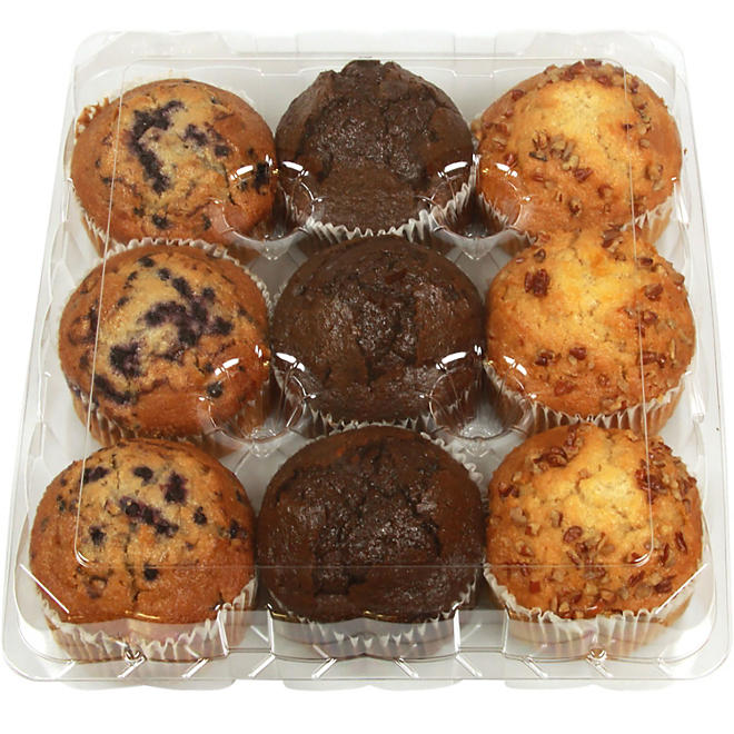 Member's Mark Variety Pack Muffins, Three Flavors 9 ct.
