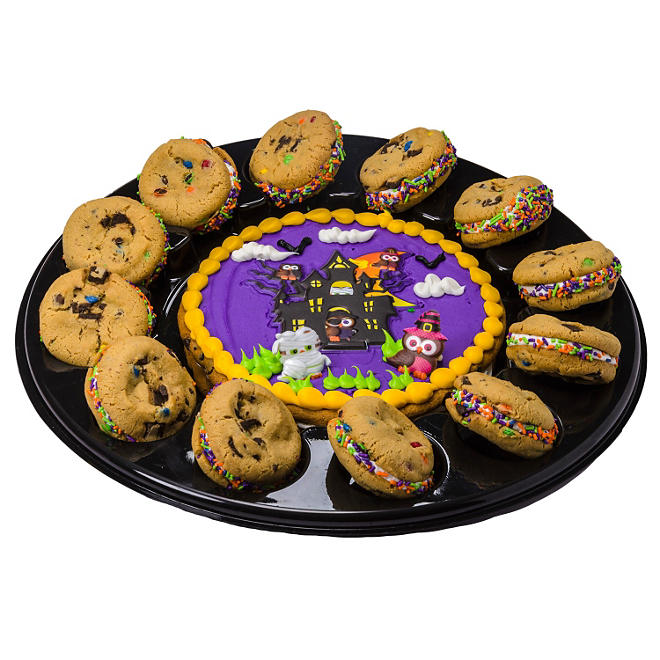 Mini Cookie Cake Halloween Platter
