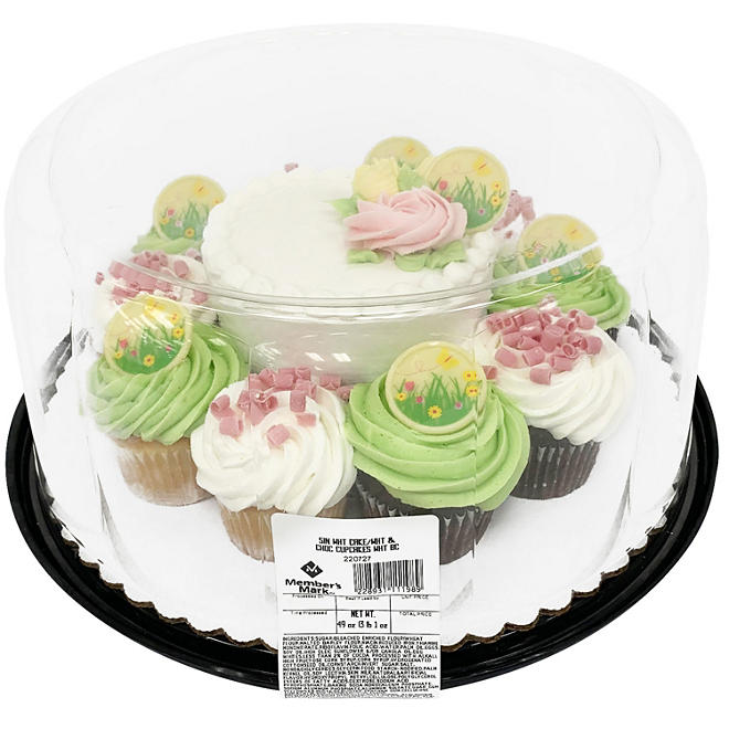 Member's Mark Spring 5" Cake with 10 Cupcakes