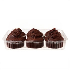 Member's Mark Double Chocolate Muffins, 6 ct.