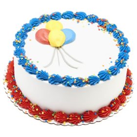 Member's Mark 10" Balloon Cake, White or Chocolate Cake