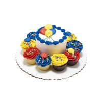 Member's Mark 5" Balloon Cake with 10 Cupcakes