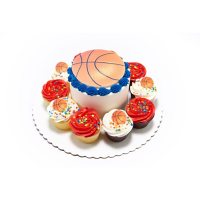 Member's Mark 5" Sport Cake with 10 Cupcakes