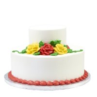 Member's Mark 2 Tier Rose Cake