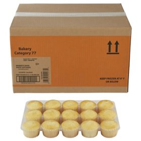 Member's Mark Un-Iced White Cupcakes, Bulk, 150 ct.