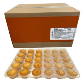 Un-Iced White Cupcakes, Bulk Wholesale Case (150 ct.)