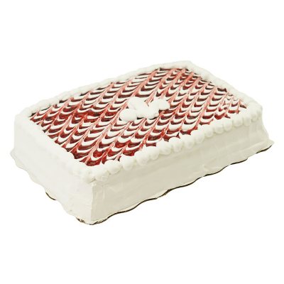 Member's Mark Quarter Sheet Tres Leches Style Cake with Strawberry ...