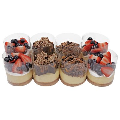Member's Mark 3" Cheesecake Variety Pack, 3 Flavors (8 ct.) Sam's Club