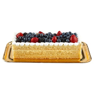 Member's Mark Sweet Fruit Topped Chantilly Cream Bar Cake, 46 oz. - Sam ...
