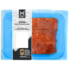 Member's Mark Great Catch Lemon Garlic Seasoned Atlantic Salmon, priced per pound