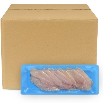 FarmRaised Tilapia Fillet, Bulk Wholesale Case (priced per pound