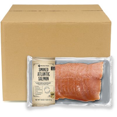 Member's Mark Cold Smoked Atlantic Salmon, Bulk Wholesale Case (18 pk.) - Sam's  Club
