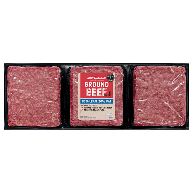 Member's Mark 80% Lean / 20% Fat Ground Beef (priced per pound)