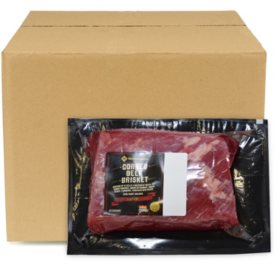 USDA Choice Corned Beef Brisket Multivac, Case, priced per pound