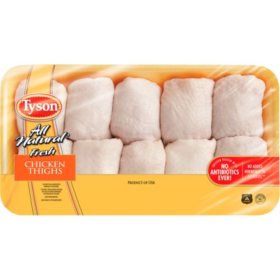 Tyson Skin-On Bone-In Chicken Thighs, priced per pound