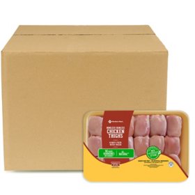 Member's Mark Boneless Skinless Chicken Thighs, Bulk Wholesale Case (priced per pound)
