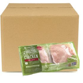 Member's Mark Boneless Skinless Chicken Breast, Bulk Wholesale Case (priced per pound)