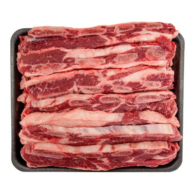Member's Mark USDA Choice Angus Beef Short Ribs, Presliced, Tray