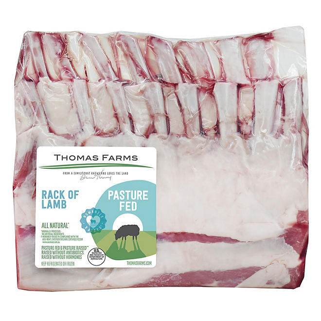 Thomas Farms  Frenched Rack of Lamb Halal Certified (priced per pound)