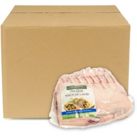 Australian Lamb Frenched Racks, Case, priced per pound