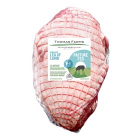 Thomas Farms Boneless Leg of Lamb Halal Certified, priced per pound