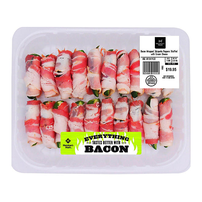 Member's Mark Bacon-Wrapped Jalapenos (priced per pound)