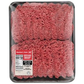 Member's Mark 88%/12%  Ground Beef, priced per pound