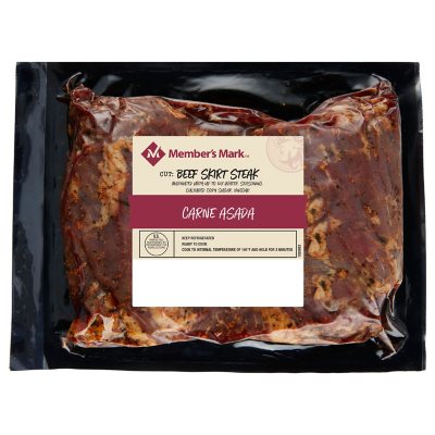 Member's Mark Carne Asada Beef Skirt Steak (priced per pound) Sam's Club