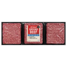 Member's Mark 80% Lean, 20% Fat Ground Beef, priced per pound