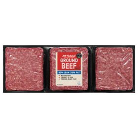 Member's Mark 80/20 Ground Beef, priced per pound