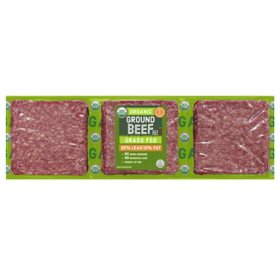 Member's Mark 85% Lean, 15% Fat Organic Ground Beef, priced per pound