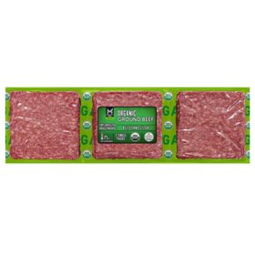 Member's Mark 85% Lean, 15% Fat Organic Ground Beef, priced per pound