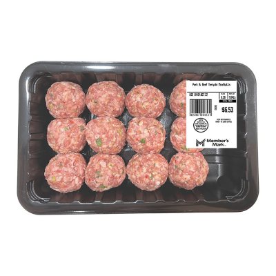 Member's Mark Pork and Beef Teriyaki Meatballs (priced per pound) Sam