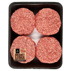 Member's Mark Brisket & Chuck Steak Burgers (priced per pound)