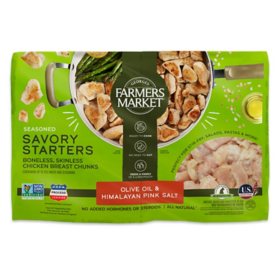 Georges Pink Salt Chicken Breast Chunks, priced per pound