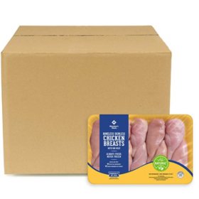 Member's Mark Boneless Skinless Chicken Breast, Case, priced per pound