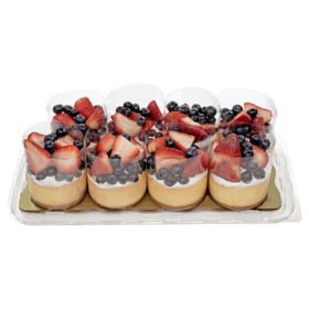 Member's Mark 3" Fresh Fruit Topped New York Style Cheesecakes, 8 ct.