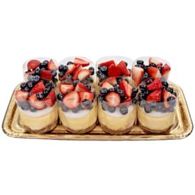 Member's Mark 3" Fresh Fruit Topped New York Style Cheesecakes (8 ct.)