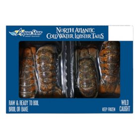Aqua Star Wild Caught North Atlantic Cold Water Lobster Tails, Frozen, priced per pound